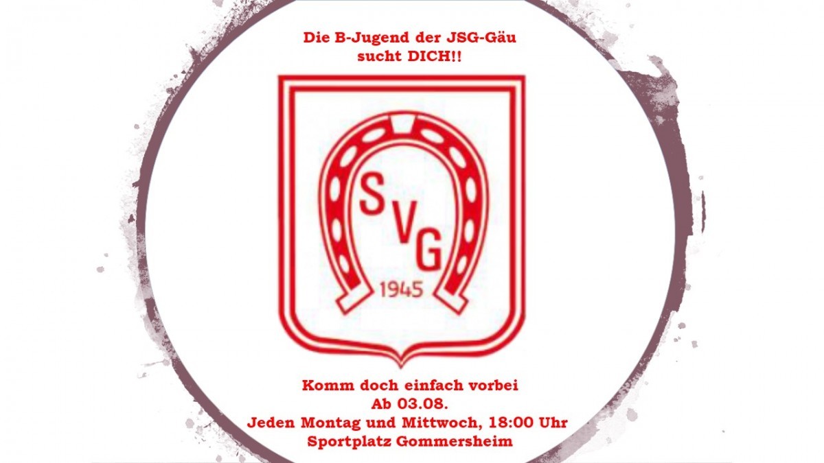 B-Jugend - Trainingsstart am 03.08.2020